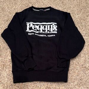 Sport-Tek Black Sweatshirt with White Graphic